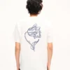 Kenzo Tulip‘ besticktes T-Shirt aus Baumwolle