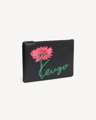 „Kenzo Tulip“-Beutel aus Leder