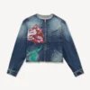 „Kenzo Tulip“ Chore-Jacke aus japanischem Denim
