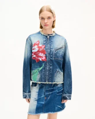 „Kenzo Tulip“ Chore-Jacke aus japanischem Denim