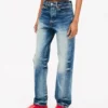 „Kenzo Tulip“ gerade geschnittene Hose aus japanischem Denim