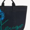 Kenzo Tulip‘ Große Tragetasche aus denimähnlichem Twill