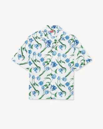 „Kenzo Tulip“ Hawaiihemd mit kurzen Ärmeln aus Baumwolle