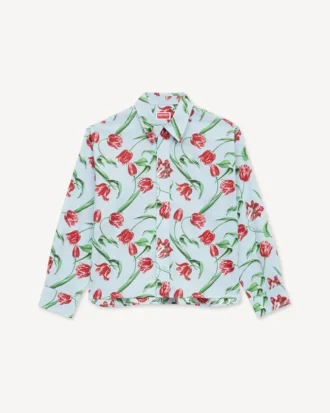 „Kenzo Tulip“-Hemd aus Baumwollpopeline