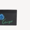 Kenzo Tulip‘ Kartenetui aus Leder