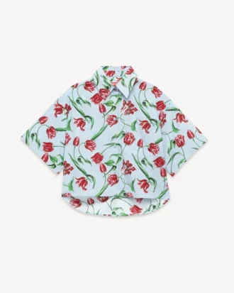 Kenzo Tulip‘ Kurzarmhemd aus Baumwollpopeline