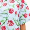 Kenzo Tulip‘ Kurzarmhemd aus Baumwollpopeline