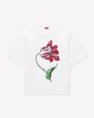 „Kenzo Tulip“ lockeres Hemd aus Baumwolle