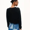 „Kenzo Tulip“ Pullover mit Stickerei aus flauschiger Baumwolle