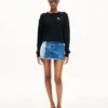 „Kenzo Tulip“ Pullover mit Stickerei aus flauschiger Baumwolle