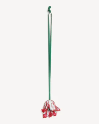 „Kenzo Tulip“ Schlüsselanhänger aus Leder