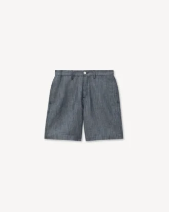Kenzo Tulip‘ Straight Short aus Baumwoll-Leinen
