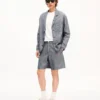 Kenzo Tulip‘ Straight Short aus Baumwoll-Leinen