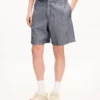 Kenzo Tulip‘ Straight Short aus Baumwoll-Leinen