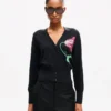 Kenzo Tulip‘ Strickjacke aus Baumwollmischung