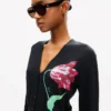 Kenzo Tulip‘ Strickjacke aus Baumwollmischung