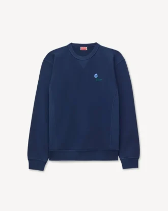 „Kenzo Tulip“ Sweatshirt aus Baumwolle mit Stickerei