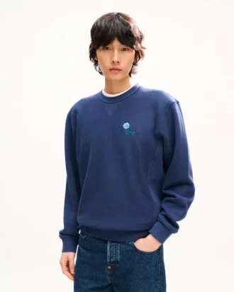 „Kenzo Tulip“ Sweatshirt aus Baumwolle mit Stickerei