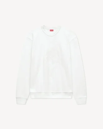 „Kenzo Tulip“ Sweatshirt aus Baumwolle mit Stickerei