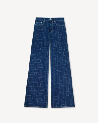 Kenzo Weave‘ Ayame-Weithose aus japanischem Denim