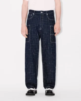 „Kenzo Weave“ Cargo-Jeans im Monkey-Fit aus japanischem Denim