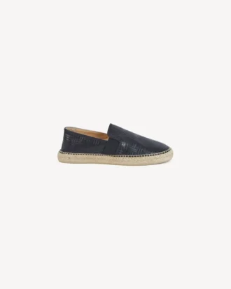 „Kenzo Weave“ Espadrilles aus Leder mit Prägung