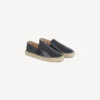 „Kenzo Weave“ Espadrilles aus Leder mit Prägung