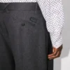 Kenzo Weave‘ Gerade geschnittene Hose aus Wolljacquard