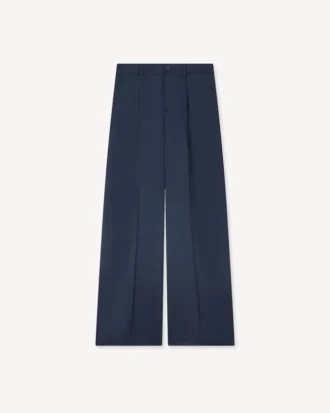 Kenzo Weave‘ Hose mit weitem Bein aus Wolljacquard