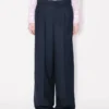 Kenzo Weave‘ Hose mit weitem Bein aus Wolljacquard