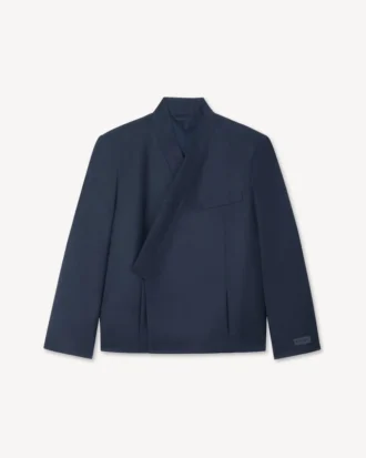 „Kenzo Weave“ Kimono-Blazer aus Wolljacquard