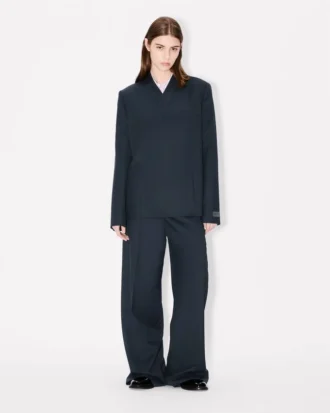 „Kenzo Weave“ Kimono-Blazer aus Wolljacquard