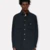 „Kenzo Weave“ Overshirt im Workwear-Stil