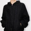 Kenzo Weave‘ Overshirt mit Kapuze aus Baumwoll-Jacquard