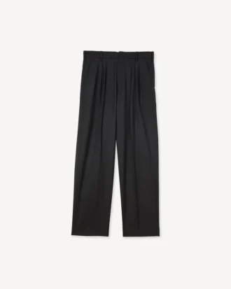 „Kenzo Weave“ Plissee-Hose aus Wolljacquard