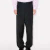 „Kenzo Weave“ Plissee-Hose aus Wolljacquard