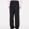 „Kenzo Weave“ Plissee-Hose aus Wolljacquard
