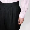 „Kenzo Weave“ Plissee-Hose aus Wolljacquard