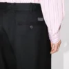 „Kenzo Weave“ Plissee-Hose aus Wolljacquard