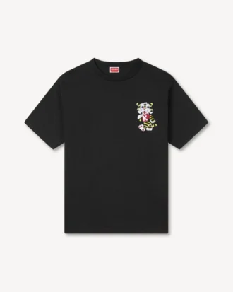 „Kenzo Wild Tiger“ besticktes Oversize-Hemd aus Baumwolle