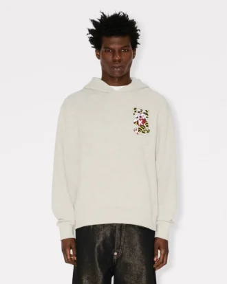 Kenzo „Wild Tiger“ Hoodie mit Stickerei aus Baumwolle