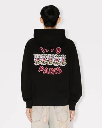 Kenzo „Wild Tiger“ Hoodie mit Stickerei aus Baumwolle