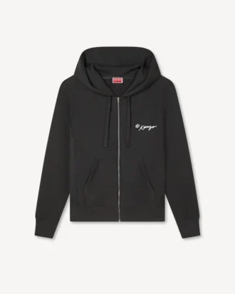 „Kenzo Wild Tiger“ Kapuzenpullover mit Reißverschluss aus Baumwolle