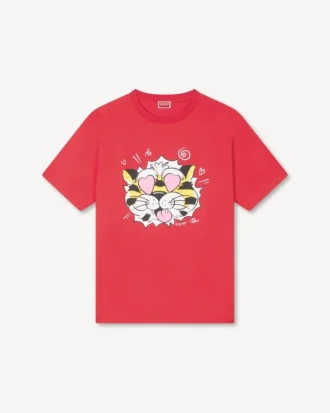 Kenzo Wild Tiger Oversize-Hemd aus Baumwolle