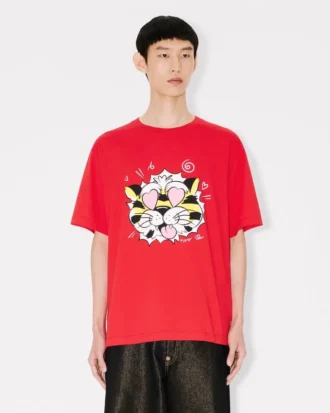 Kenzo Wild Tiger Oversize-Hemd aus Baumwolle
