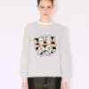 Kenzo Wild Tiger-Pullover aus Baumwollmischung