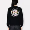 „Kenzo Wild Tiger“ Strickjacke aus Woll-Baumwollmischung