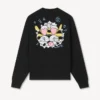 „Kenzo Wild Tiger“ Strickjacke aus Woll-Baumwollmischung