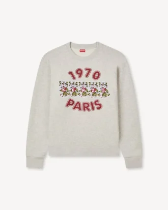 „Kenzo Wild Tiger“ Sweatshirt aus Baumwolle mit Stickerei