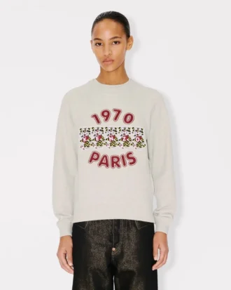 „Kenzo Wild Tiger“ Sweatshirt aus Baumwolle mit Stickerei